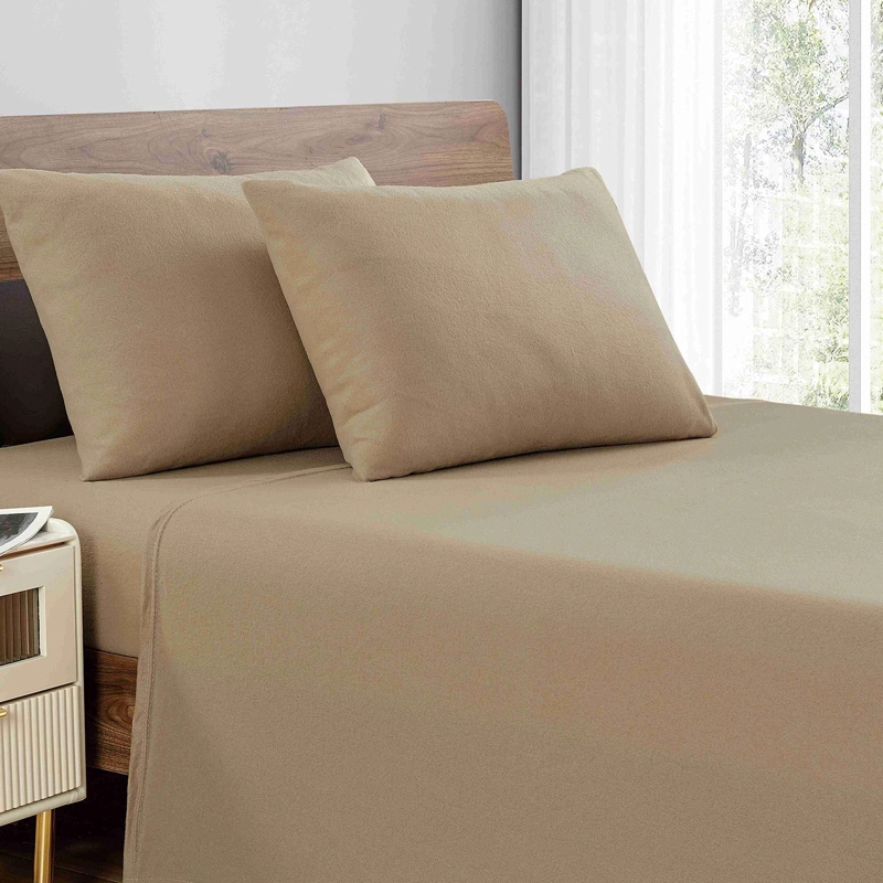 SABANA ANDES POLAR LISA BEIGE 1.5 PLAZA - 1