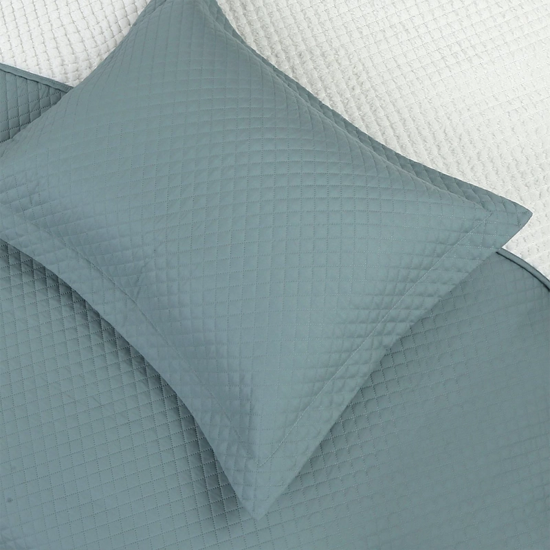 QUILT ANDES SHERPA LISO VERDE 1.5 PLAZA - 4