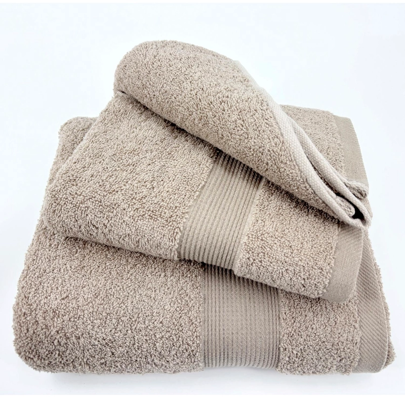 JUEGO TOALLA ANDES 2 PIEZAS LISA BEIGE - 3