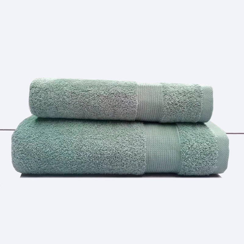 JUEGO TOALLA ANDES 2 PIEZAS LISA AQUA - AQUA - 1