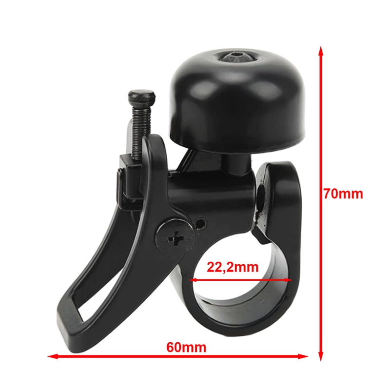 CAMPANILLA SCOOTER XIAOMI PRO,1S, PRO 2, MI3 NEGRO - 6