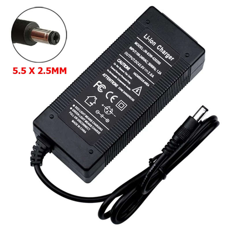 CARGADOR SCOOTER ELE CTRICO 42V 2.0AH DC 5.5 X 2.5MM CE - 5