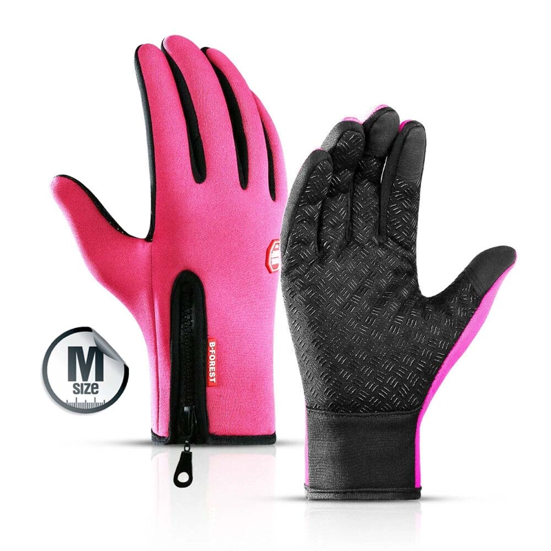 GUANTES TE RMICOS UNISEX “M” ROSA - 1