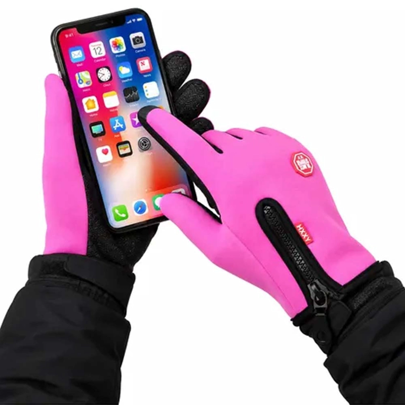 GUANTES TE RMICOS UNISEX “M” ROSA - 5