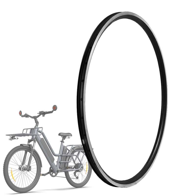 ARO 26' DOBLE PARED ALUMINIO 36H NEGRO E-BIKE - 1