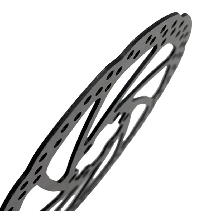 DISCO DE FRENO BICICLETA 160MM 6 HOYOS CROMADO - 2
