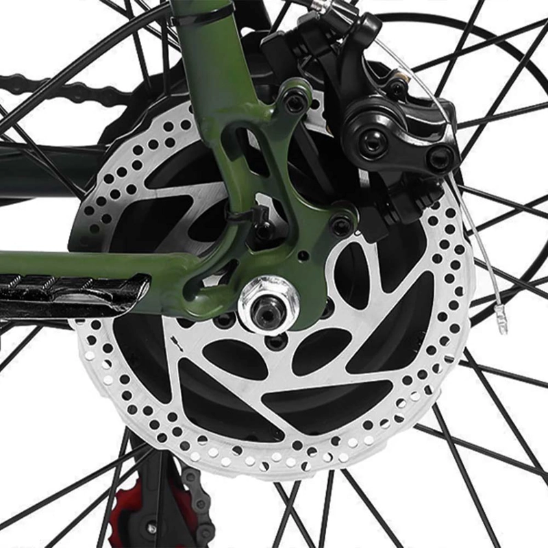 DISCO DE FRENO BICICLETA 160MM 6 HOYOS CROMADO - 6