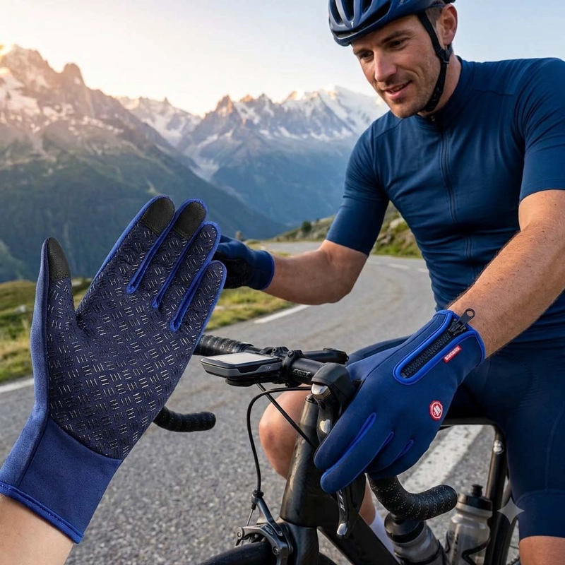 GUANTES TE RMICOS UNISEX “S” AZUL - 8