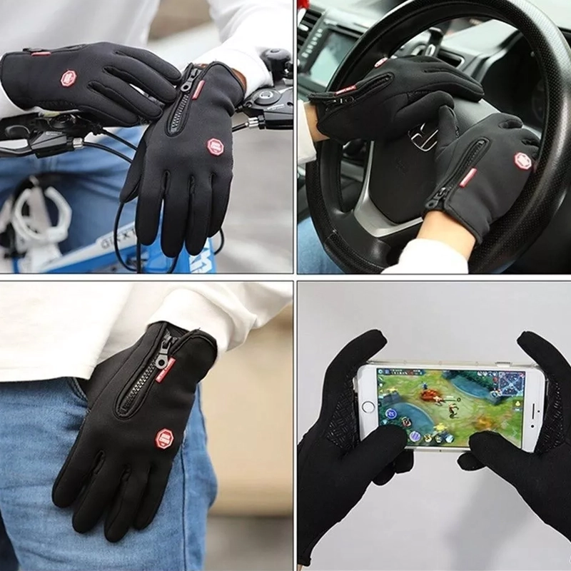 GUANTES TE RMICOS UNISEX “M” NEGRO - 10