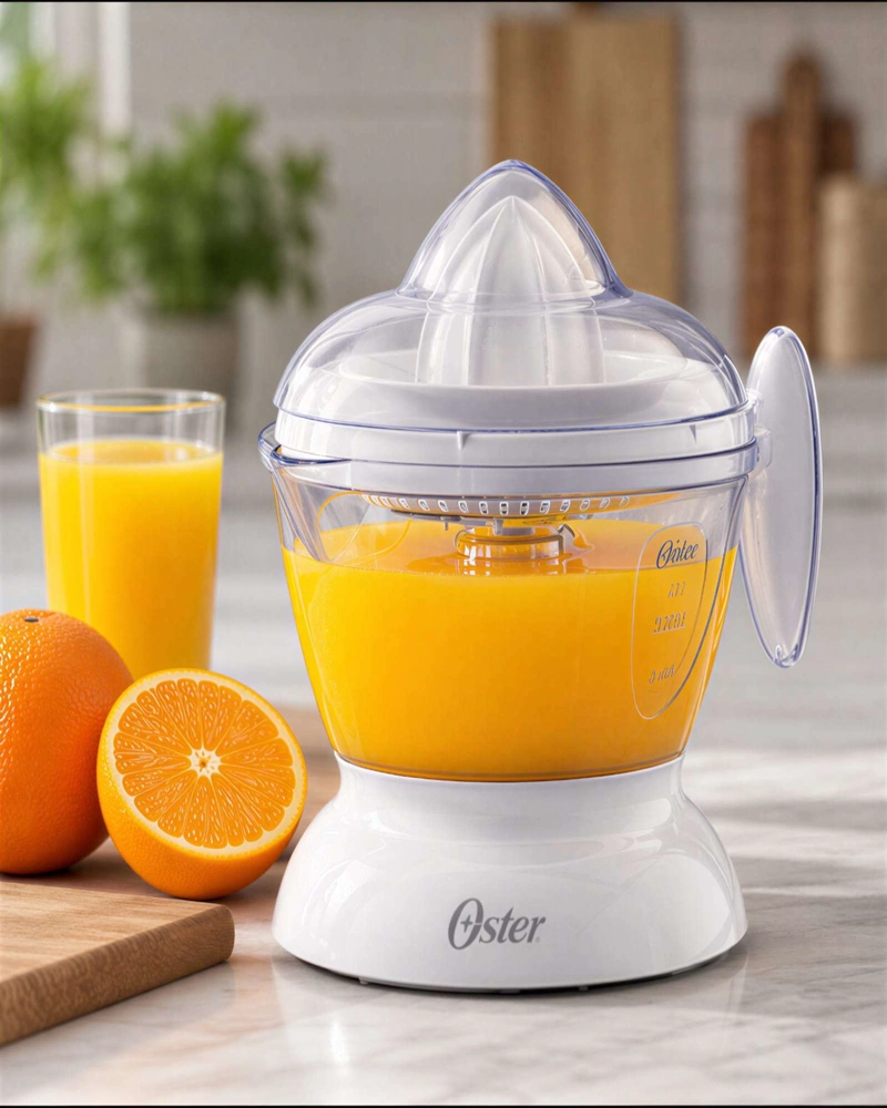 EXPRIMIDOR OSTER DE CITRICOS 0.5 LITROS AUTOMATICO CON COLADOR AJUSTABLE - 1