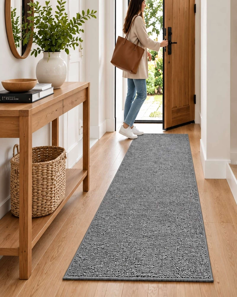 ALFOMBRA PASILLERA DURADERA 60X200 CM TIPO SISAL RESISTENTE AL ALTO TRAFICO - 3