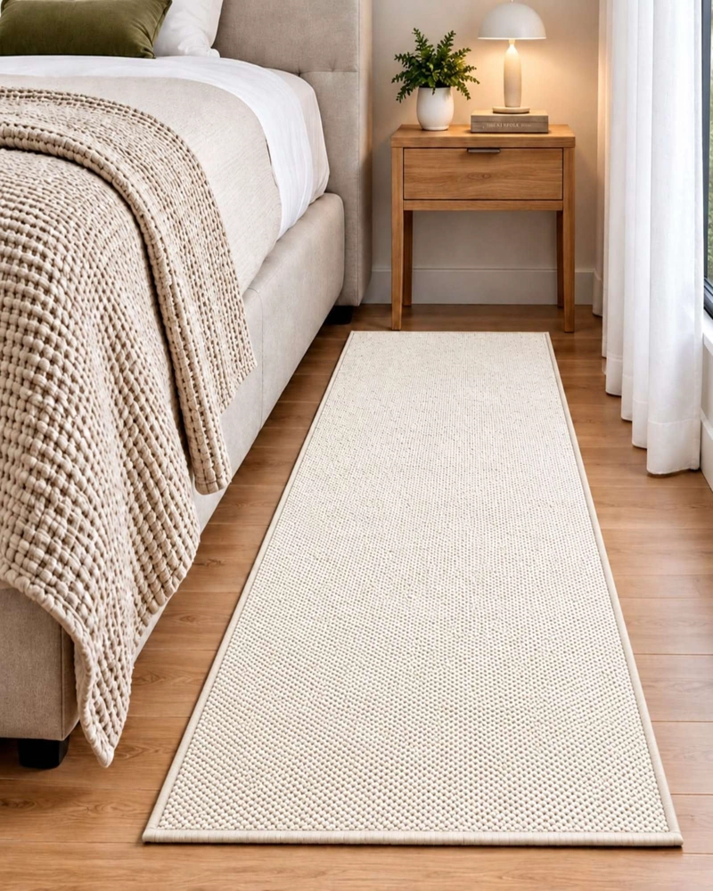 ALFOMBRA PASILLERA DURADERA 60X200 CM TIPO SISAL RESISTENTE AL ALTO TRAFICO - 1