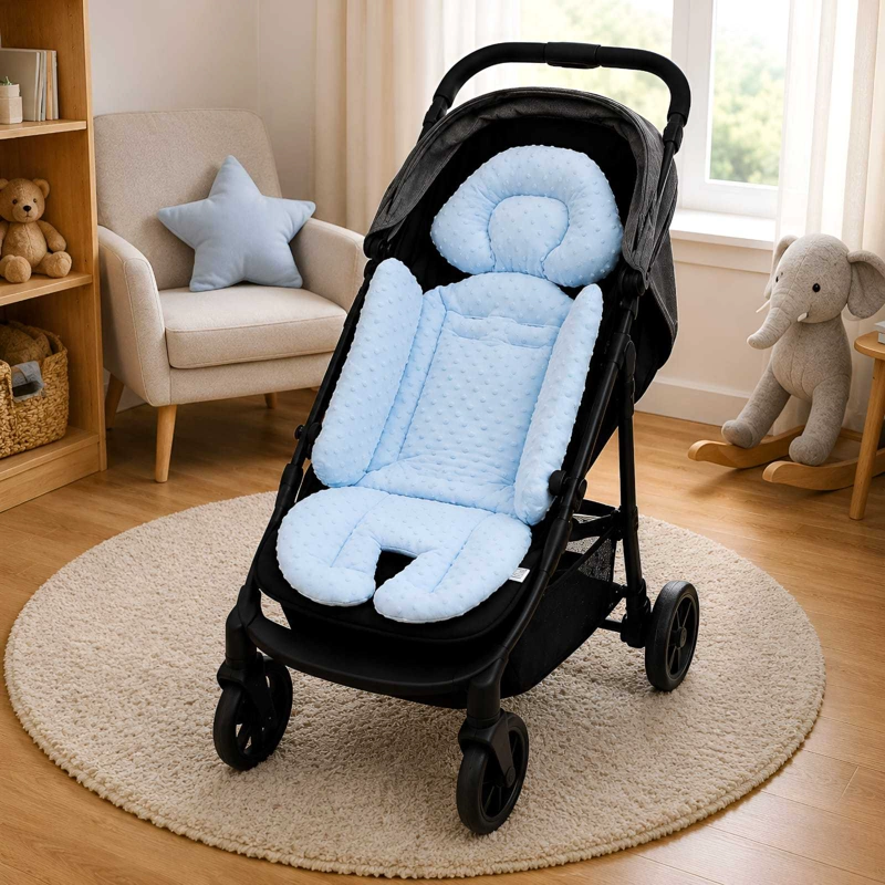 COJIN REDUCTOR ERGONOMICO PARA COCHE DE PASEO CON SOPORTE CERVICAL - 4