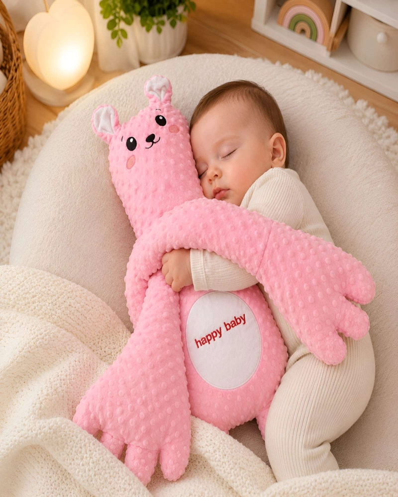 PELUCHE CALMANTE PARA BEBE  CON VIBRACION Y SONIDOS RELAJANTES PARA DORMIR - 1