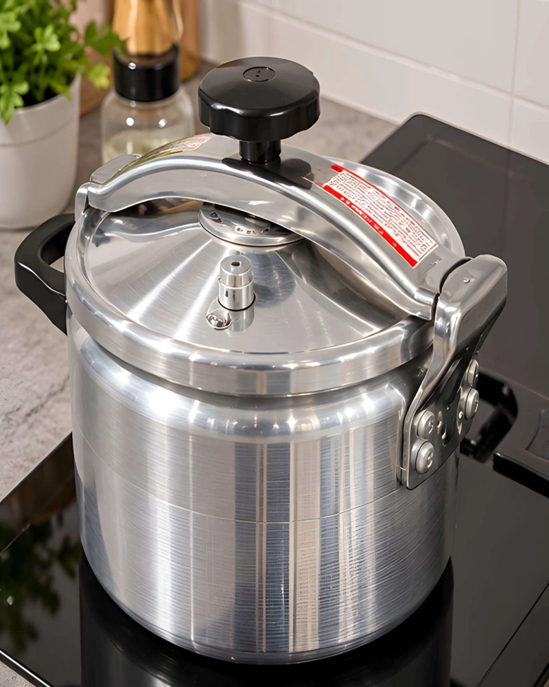 OLLA EXPRESS 10 LITROS FASTCOOK ALUMINIO CON VALVULAS DE SEGURIDAD Y TAPA - 2