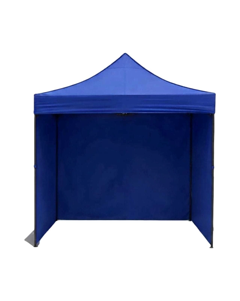 TOLDO AZUL DE 3X3M CON LONA IMPERMEABLE Y ESTRUCTURA METALICA - 6