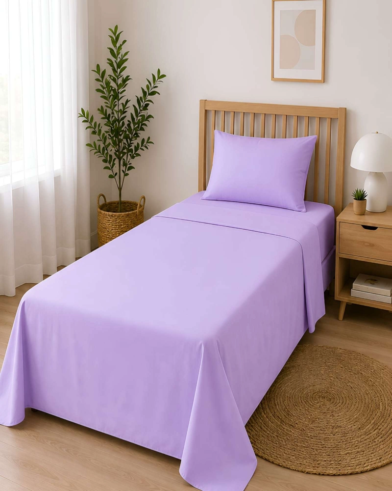 JUEGO DE SABANAS PLAZA Y MEDIA 500 HILOS BAJERA ELASTICA 105X200X30 CM - 3