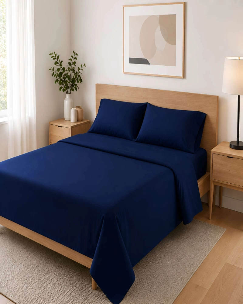 JUEGO DE SABANAS SUPER KING 500 HILOS BAJERA ELASTICA 200X200X30 CM - 1