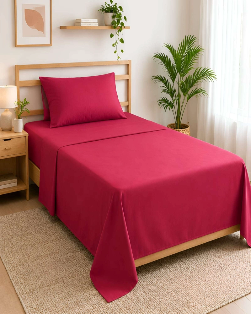 JUEGO DE SABANAS PLAZA Y MEDIA 500 HILOS BAJERA ELASTICA 105X200X30 CM - 3