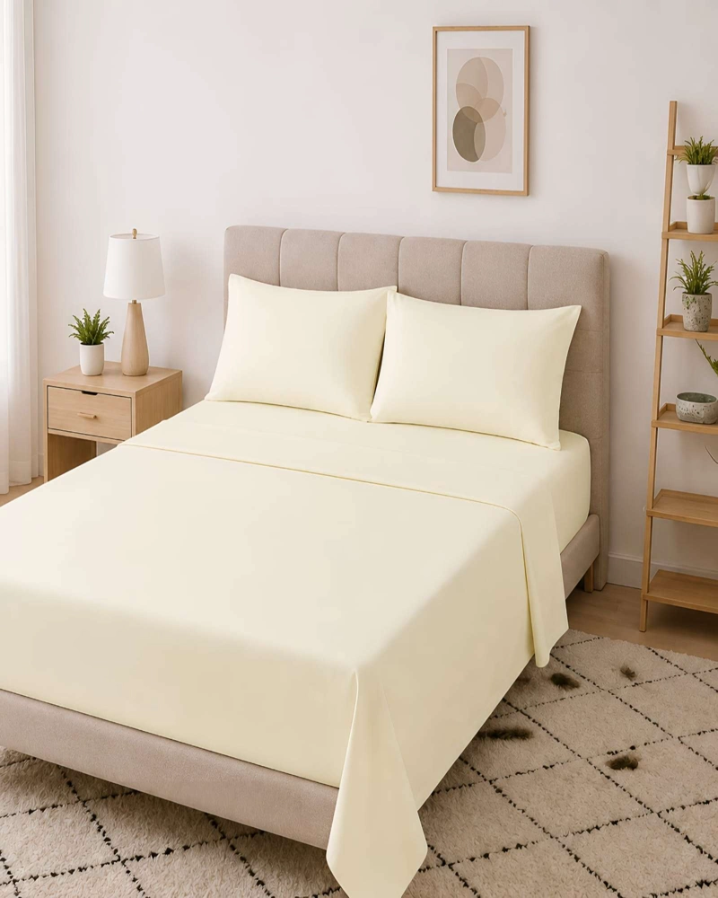 JUEGO DE SABANAS KING 500 HILOS BAJERA ELASTICA 180X200X30 CM - 1
