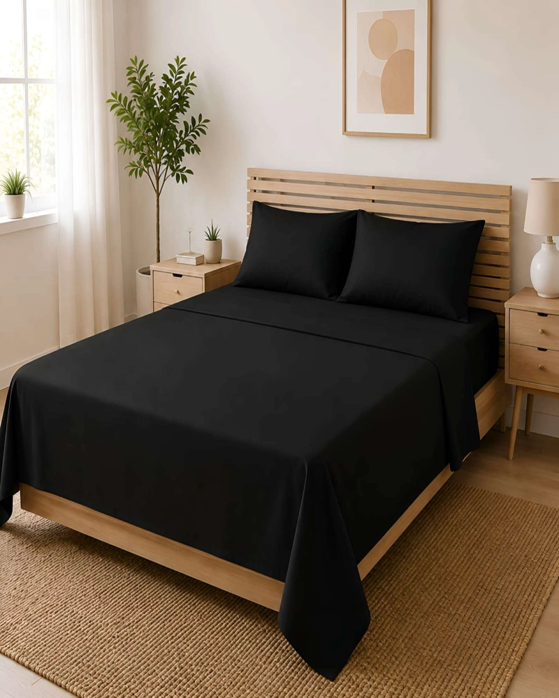 JUEGO DE SABANAS KING 500 HILOS BAJERA ELASTICA 180X200X30 CM - 2