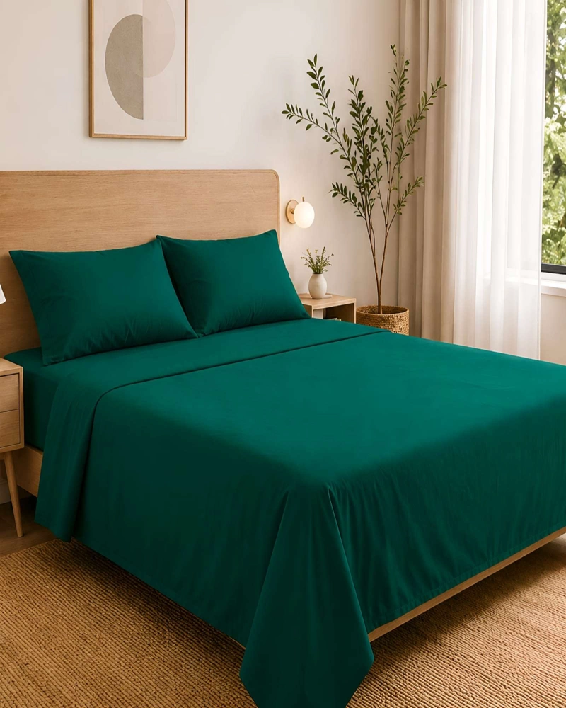 JUEGO DE SABANAS SUPER KING 500 HILOS BAJERA ELASTICA 200X200X30 CM - 1
