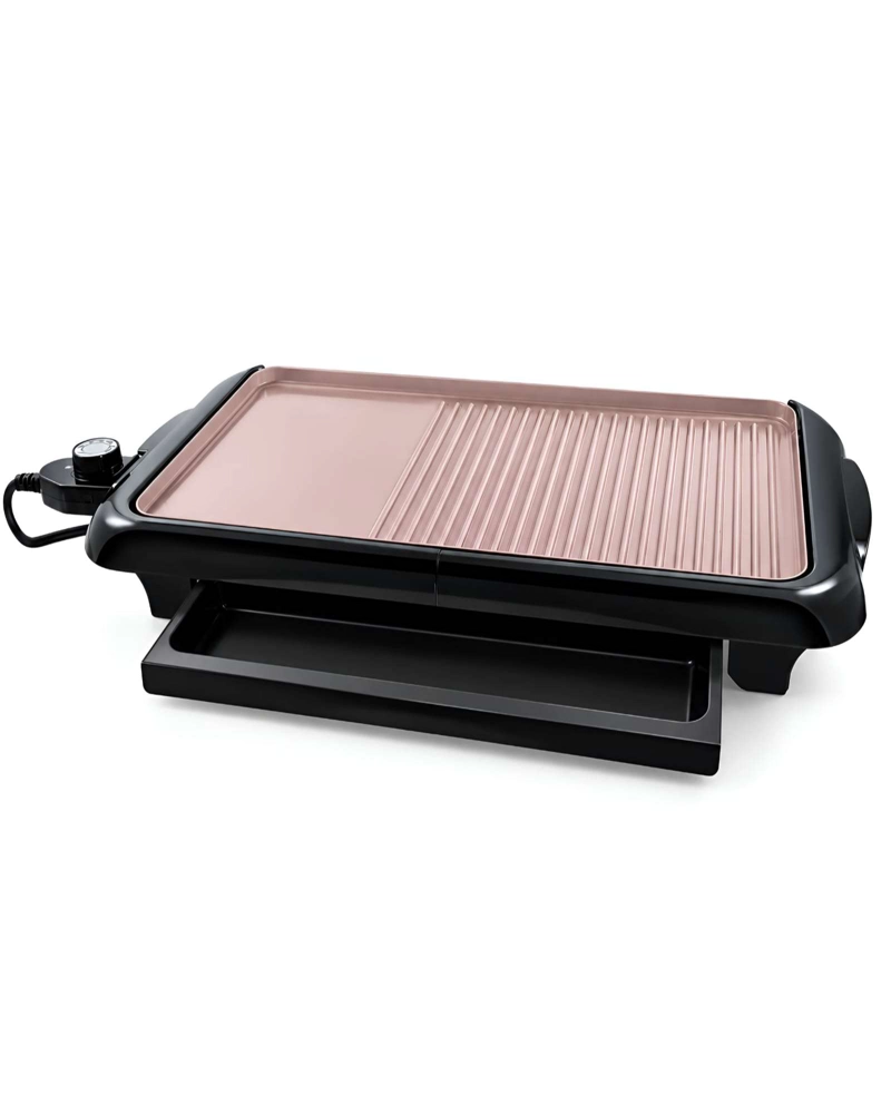 PLANCHA Y ASADOR ELE CTRICO MULTIFUNCIONAL CON CONTROL DE TEMPERATURA - 6