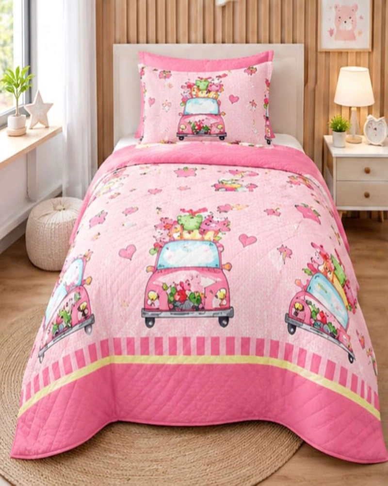 CUBRECAMA 1.5 PLAZAS Y FUNDA DE ALMOHADA - 2