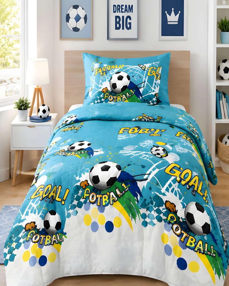 CUBRECAMA 1.5 PLAZAS Y FUNDA DE ALMOHADA - 2