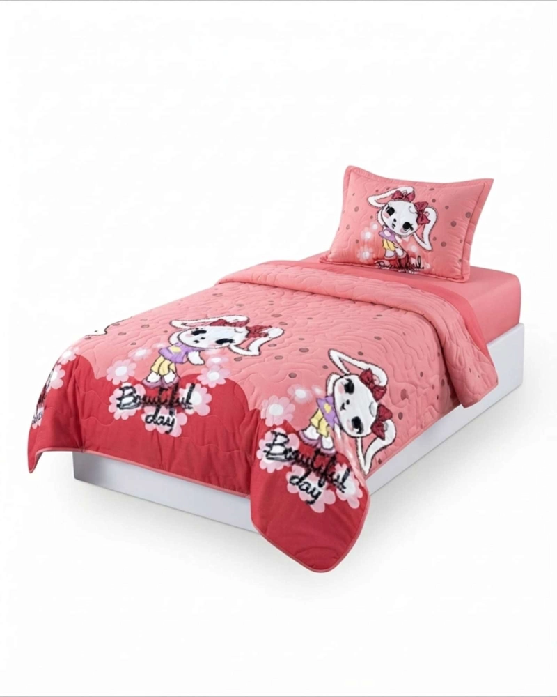 CUBRECAMA 1.5 PLAZAS Y FUNDA DE ALMOHADA - 6