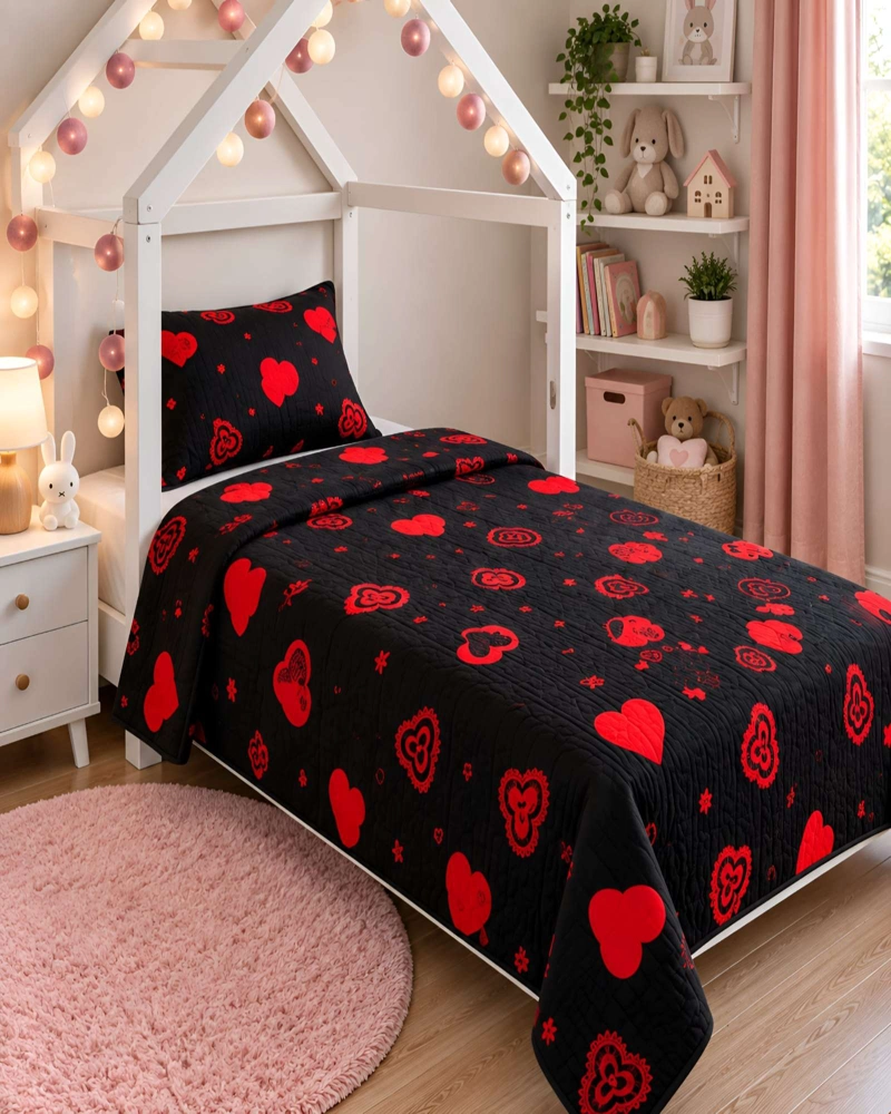PACK QUILT 1.5 PLAZAS SUAVE LIGERO TRANSPIRABLE CON ALMOHADA Y FUNDA A JUEGO - 3