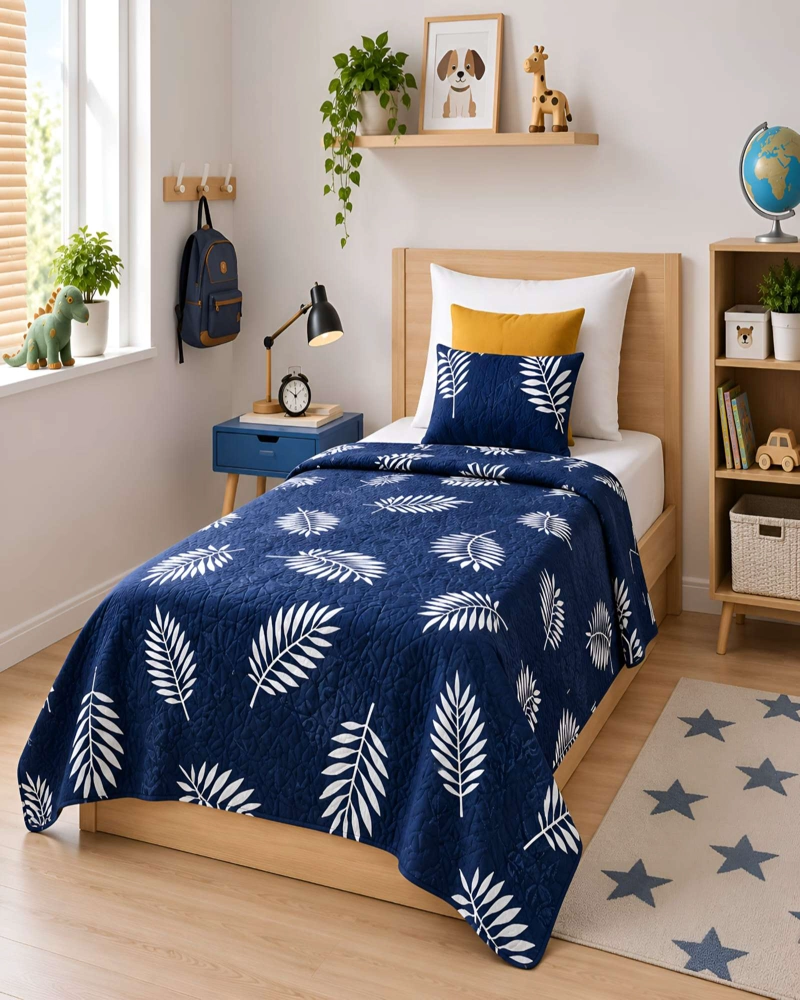 PACK QUILT 1.5 PLAZAS SUAVE LIGERO TRANSPIRABLE CON ALMOHADA Y FUNDA A JUEGO - 1