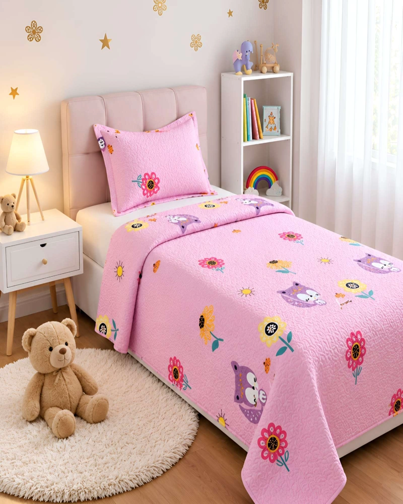 PACK QUILT 1.5 PLAZAS SUAVE LIGERO TRANSPIRABLE CON ALMOHADA Y FUNDA A JUEGO - 1