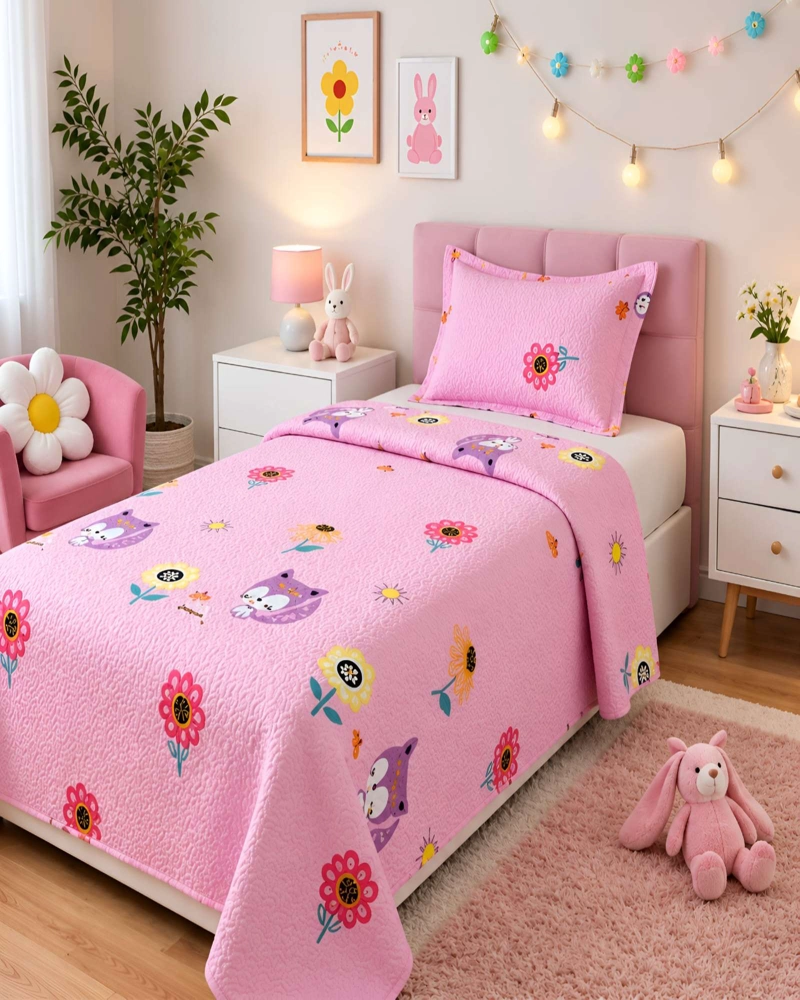 PACK QUILT 1.5 PLAZAS SUAVE LIGERO TRANSPIRABLE CON ALMOHADA Y FUNDA A JUEGO - 2