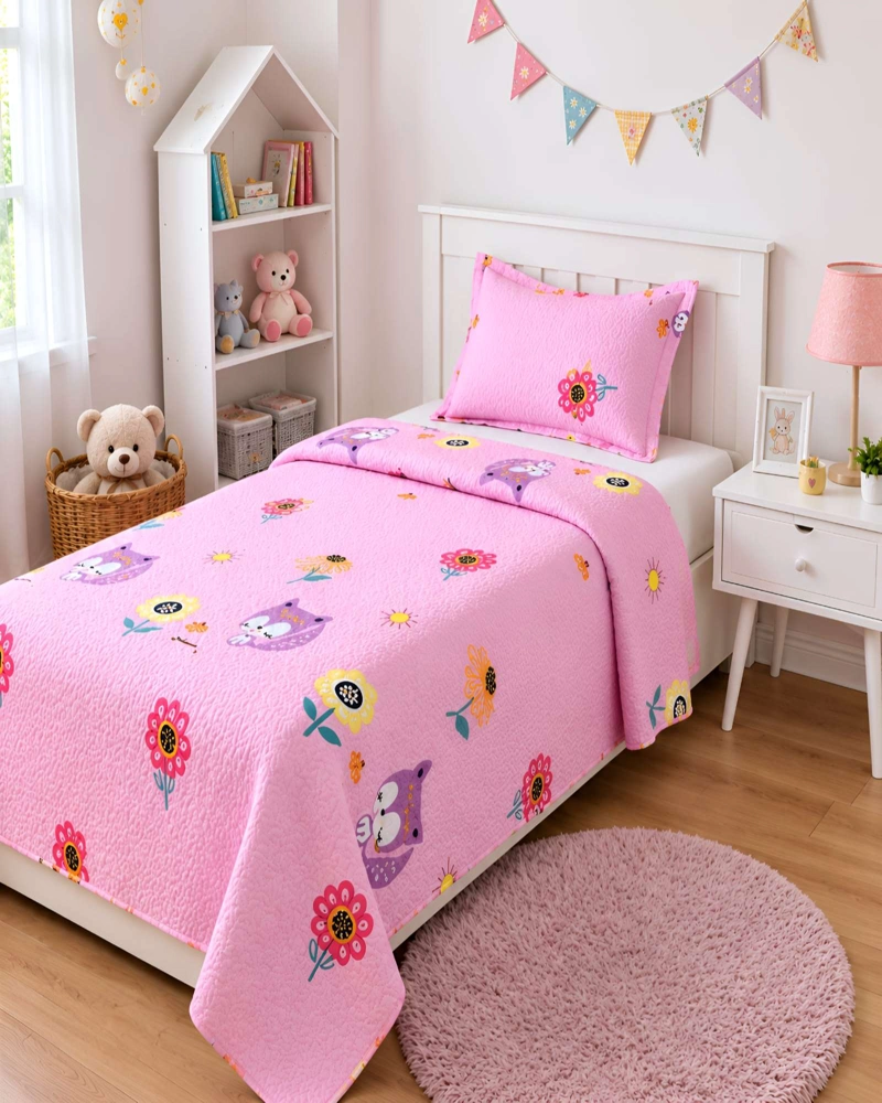 PACK QUILT 1.5 PLAZAS SUAVE LIGERO TRANSPIRABLE CON ALMOHADA Y FUNDA A JUEGO - 3