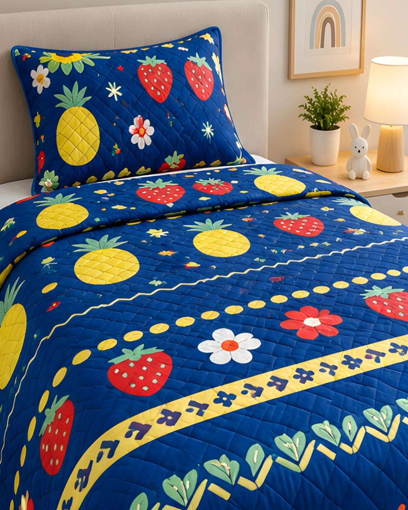 CONJUNTO CUBRECAMA 1.5 PLAZAS CON ALMOHADA Y FUNDA - 3