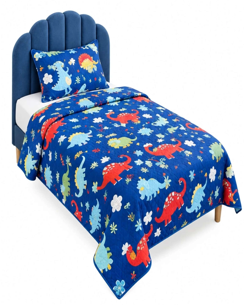 CONJUNTO CUBRECAMA 1.5 PLAZAS CON ALMOHADA Y FUNDA - 6