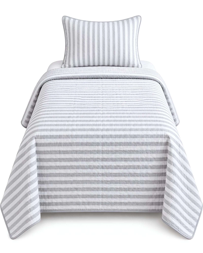 SET QUILT CUBRECAMA 180X230CM 1.5 PLAZAS MICROFIBRA SUAVE Y FUNDA - 6
