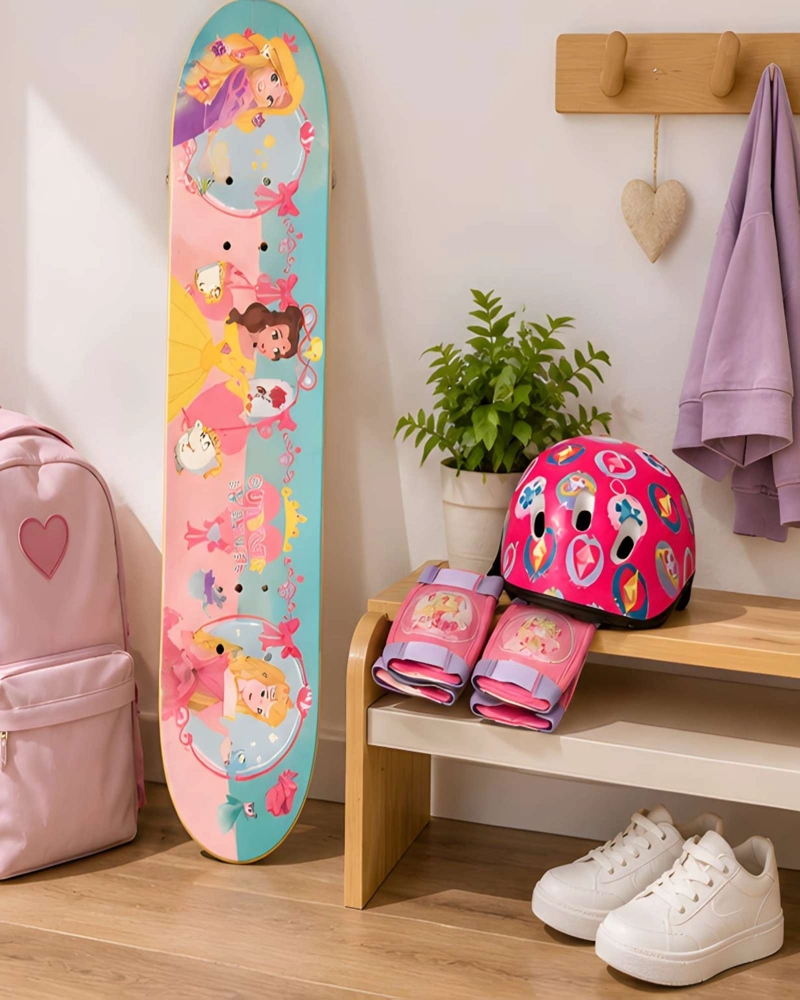 PATINETA PARA NIÑOS CON KIT DE PROTECCION Y CASCO VENTILADO - 2