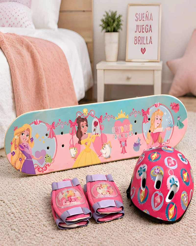 PATINETA PARA NIÑOS CON KIT DE PROTECCION Y CASCO VENTILADO - 3