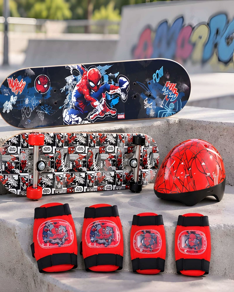 PATINETA PARA NIÑOS CON KIT DE PROTECCION Y CASCO VENTILADO - 5