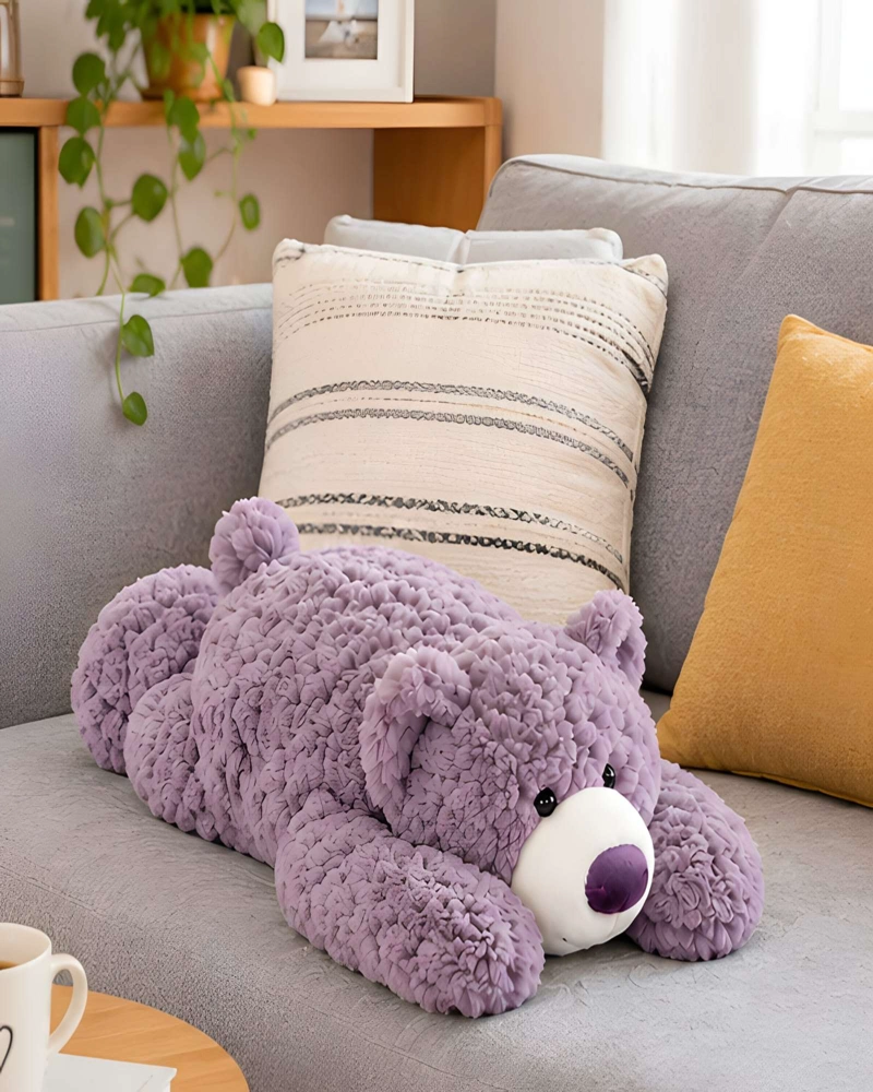 ALMOHADA PELUCHE GIGANTE 50 CM ACOLCHADA SUAVE PARA NIÑOS Y ADULTOS - 1