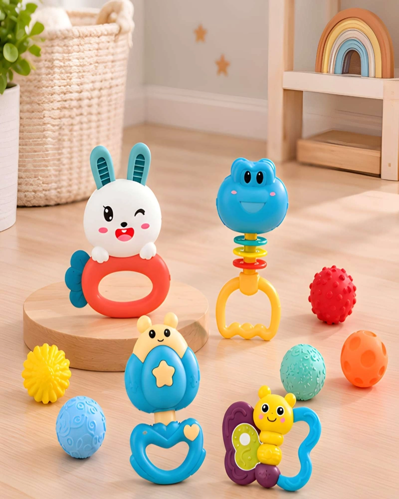 PAQUETE DE JUGUETES DE ESTIMULACION SENSORIAL TEMPRANA INFANTIL - 2