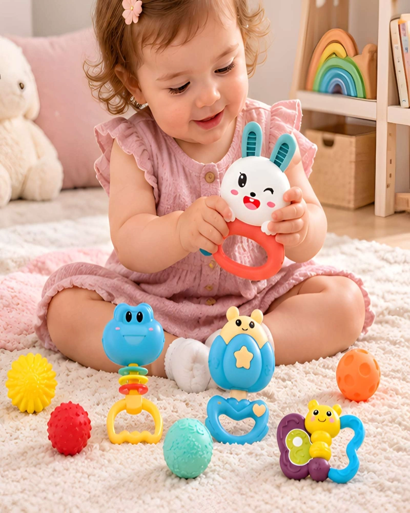 PAQUETE DE JUGUETES DE ESTIMULACION SENSORIAL TEMPRANA INFANTIL - 3