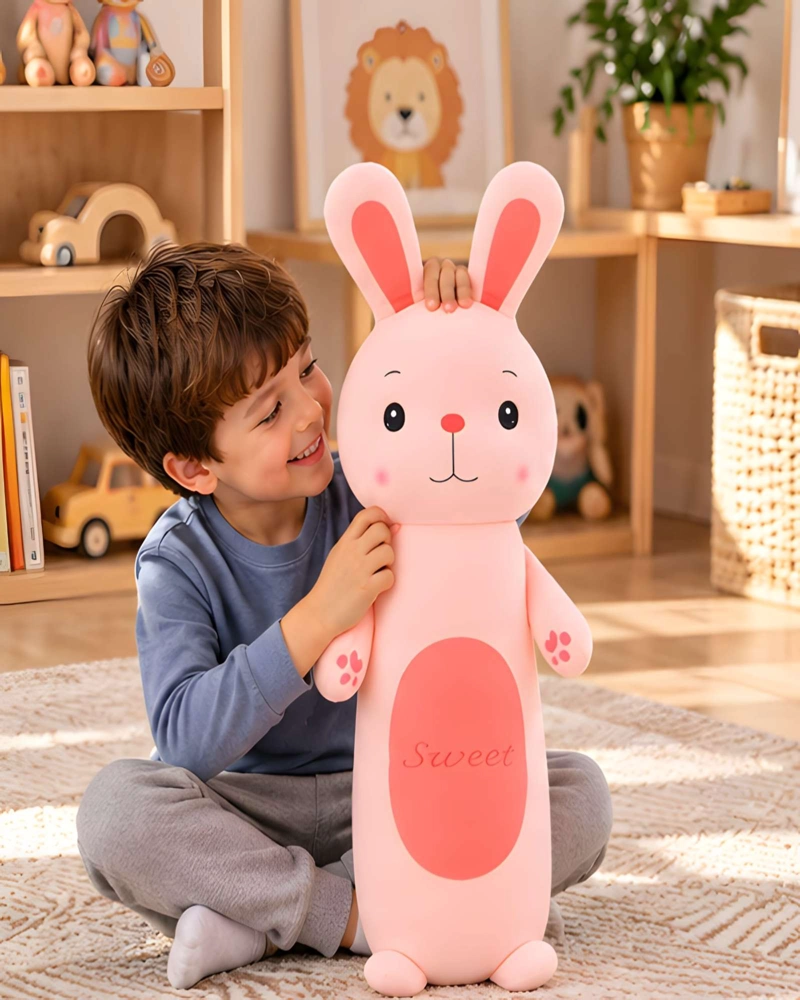 ALMOHADA GIGANTE DE PELUCHE 70 CM PARA ABRAZAR  Y  RELAJARSE - 3