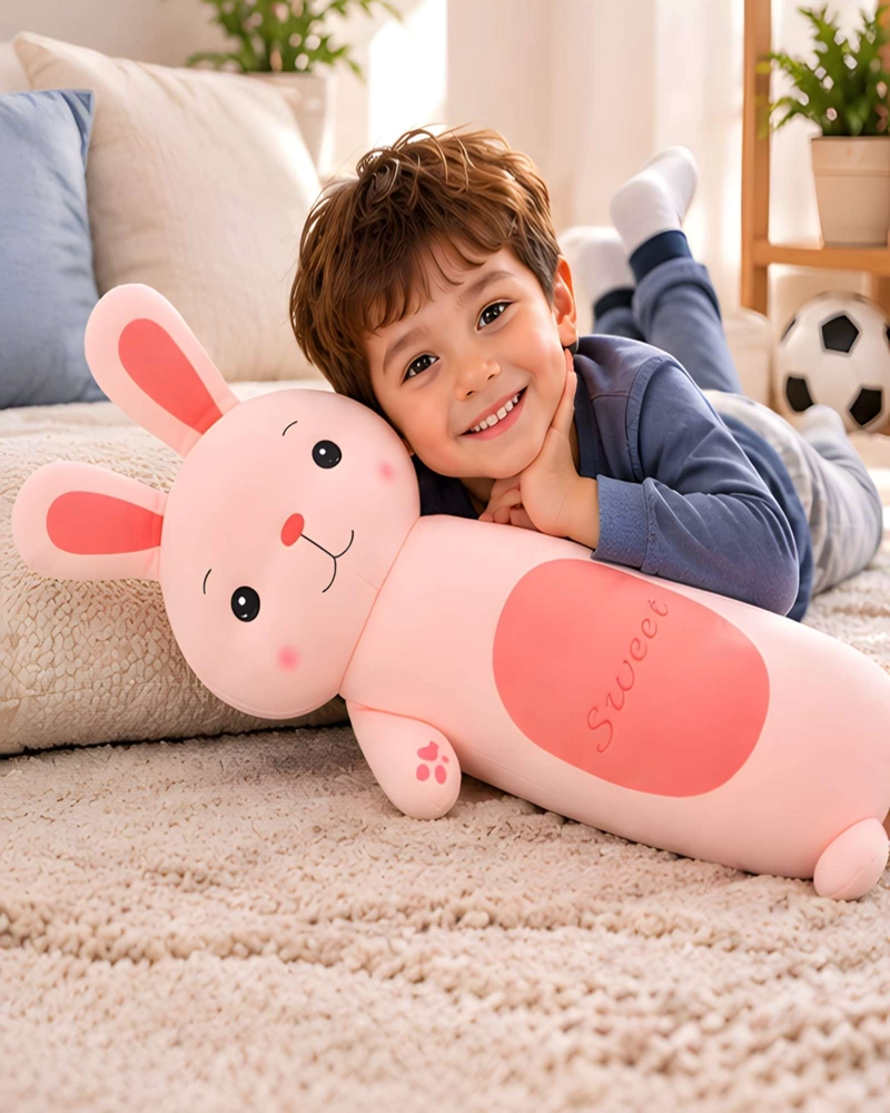 ALMOHADA GIGANTE DE PELUCHE 70 CM PARA ABRAZAR  Y  RELAJARSE - 4