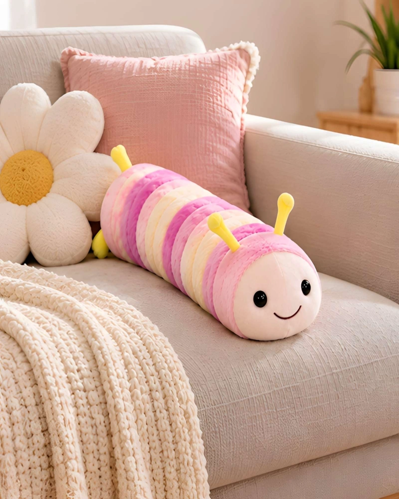 ALMOHADA GIGANTE DE PELUCHE 70 CM PARA ABRAZAR  Y  RELAJARSE - 4