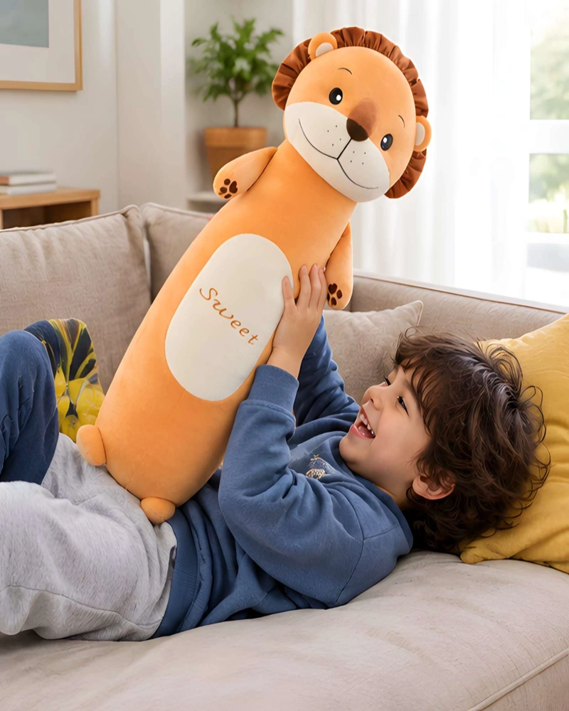 ALMOHADA GIGANTE DE PELUCHE 70 CM PARA ABRAZAR  Y  RELAJARSE - 1