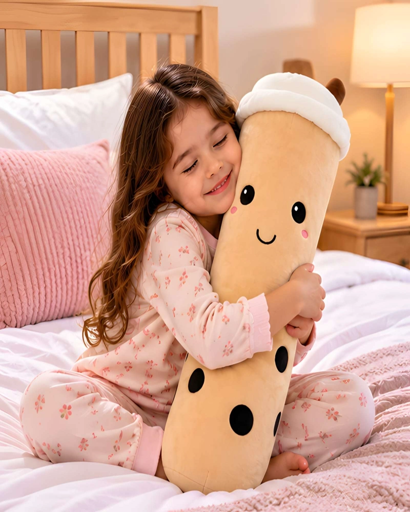 ALMOHADA GIGANTE DE PELUCHE 70 CM PARA ABRAZAR  Y  RELAJARSE - 1