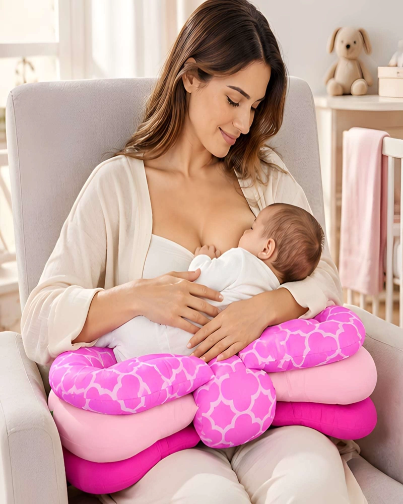 SOPORTE DE ALIMENTACION INFANTIL COJIN AJUSTABLE ESTILO LAZO - 1